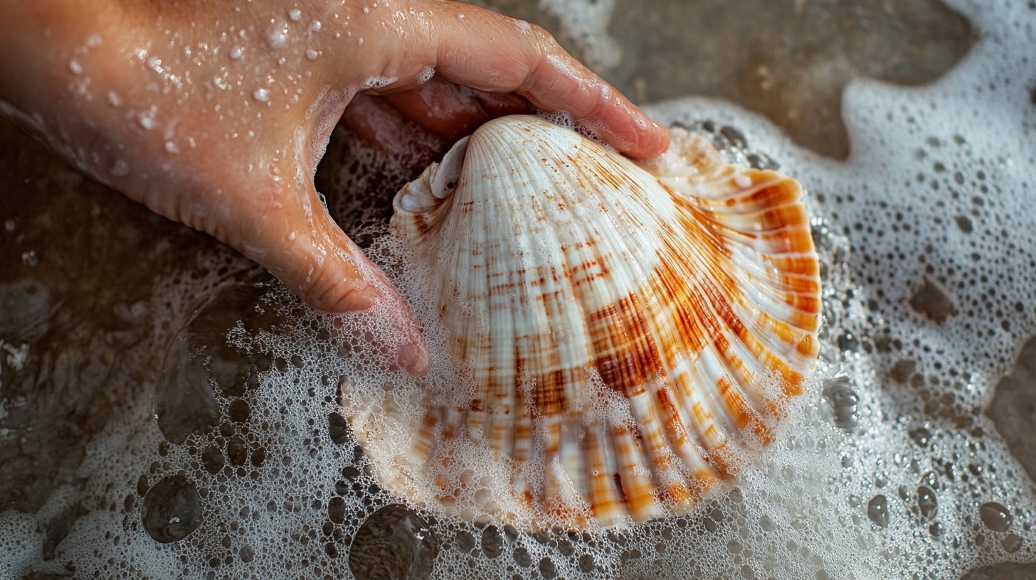 how to clean oyster shells for crafting