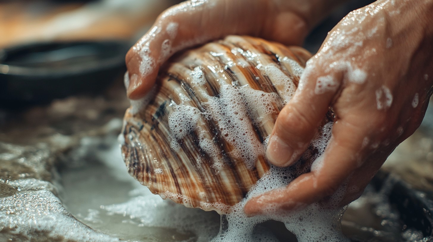 how to clean oyster shells for crafting